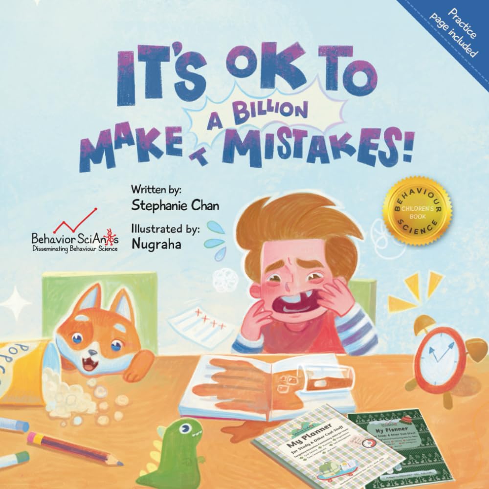 It's OK to Make a Billion Mistakes!: A Children’s Book About How to Respond to Mistakes (Behavior Science Children's Books) Education & Training