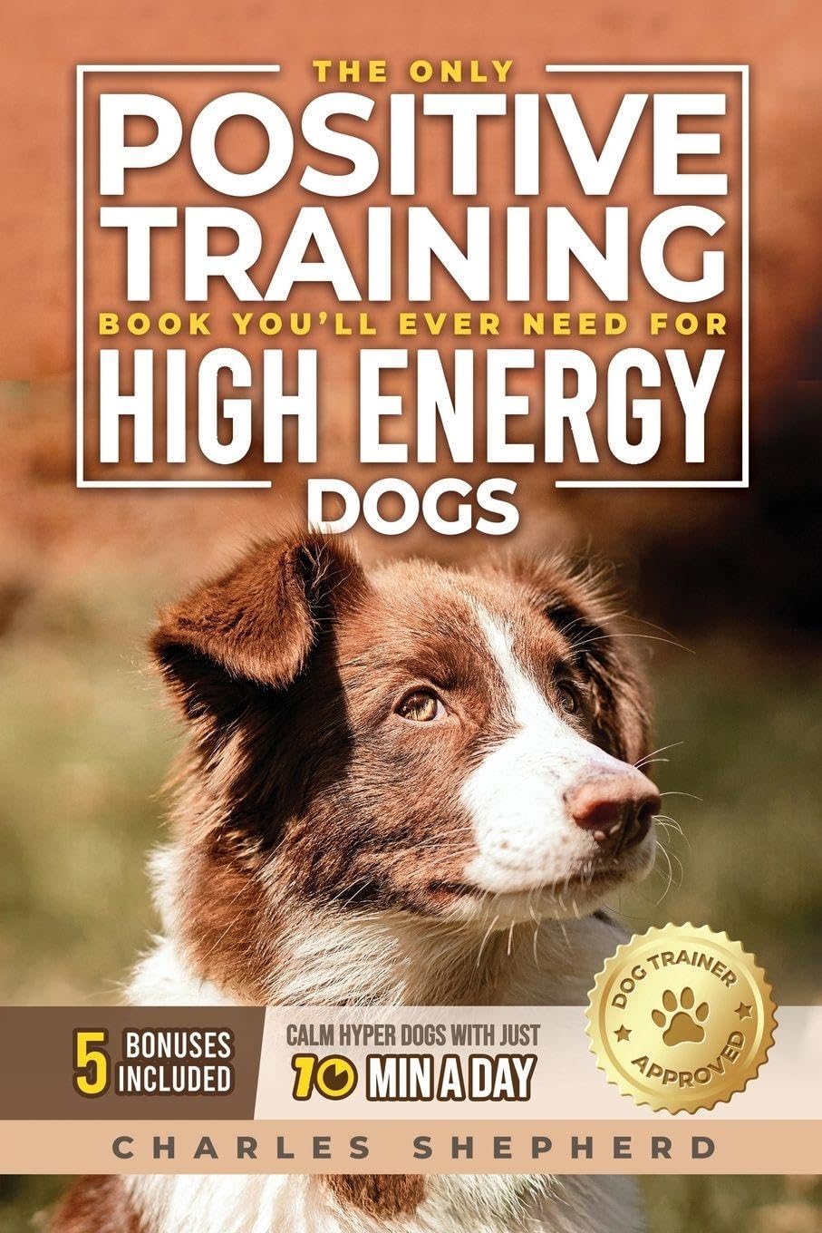 The Only Positive Training Book You'll Ever Need for High-Energy Dogs Pets