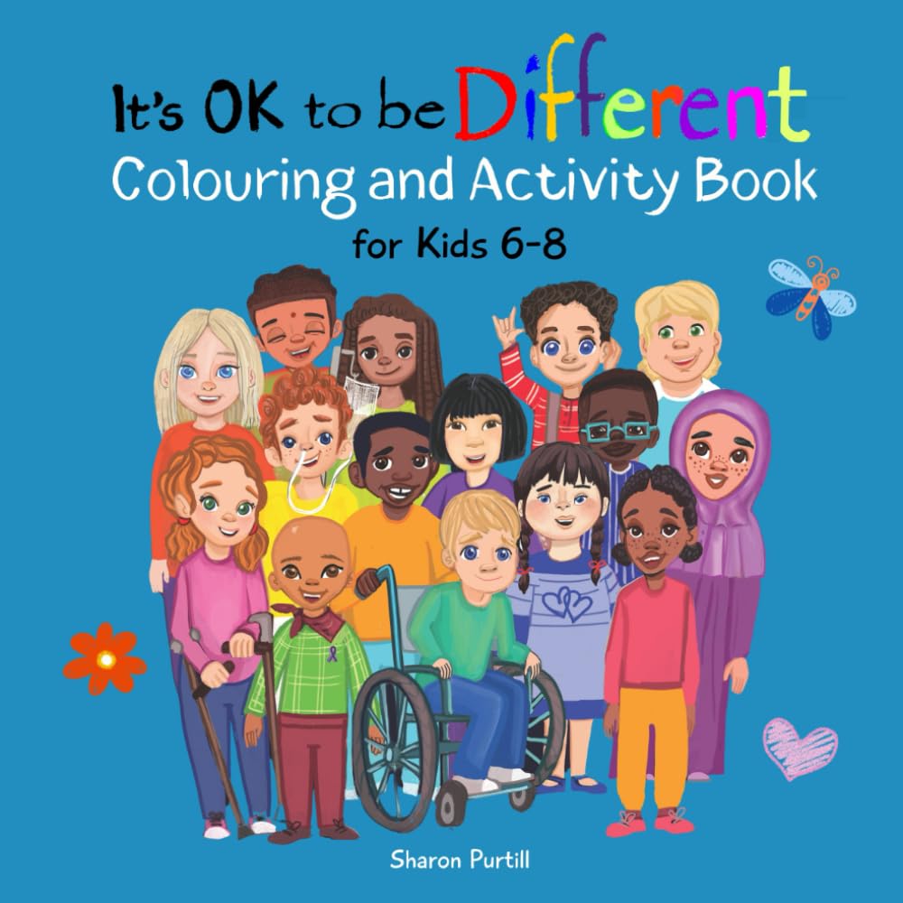 It's OK to be Different Colouring and Activity Book for Kids 6-8 Non-fiction