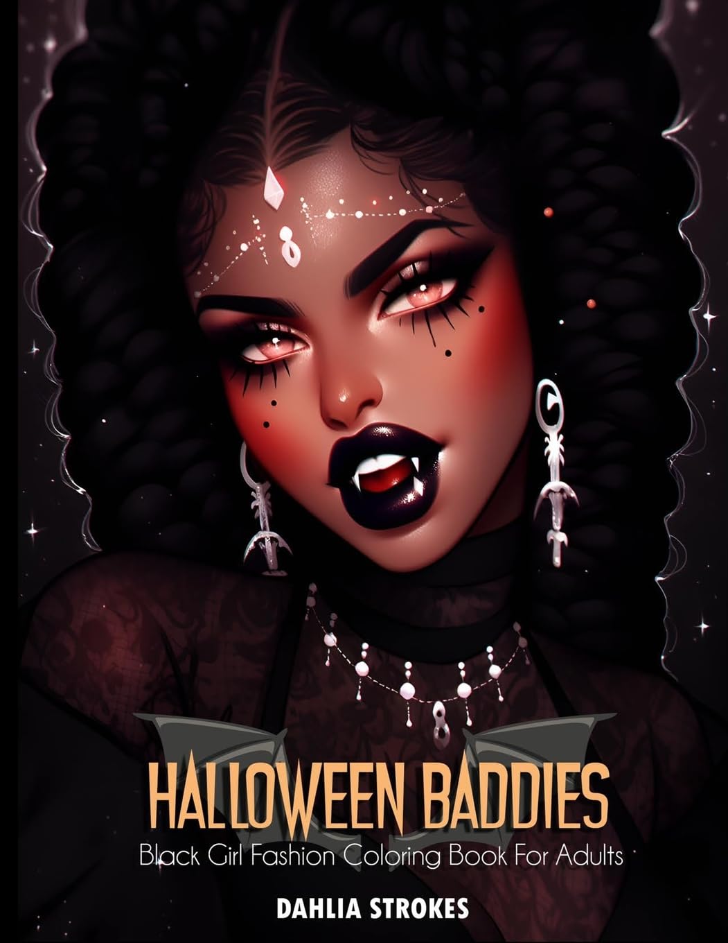 Halloween Baddies: Black Girl Fashion Coloring Book For Adults Hobbies & Crafts