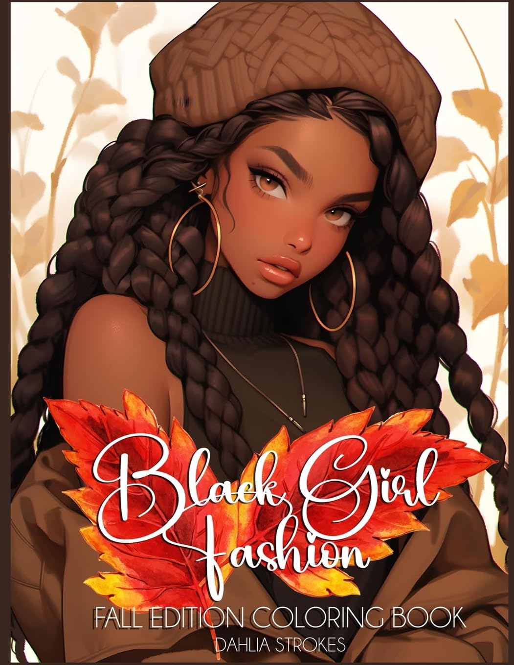 Black Girl Fashion Fall Edition Coloring Book Hobbies & Crafts