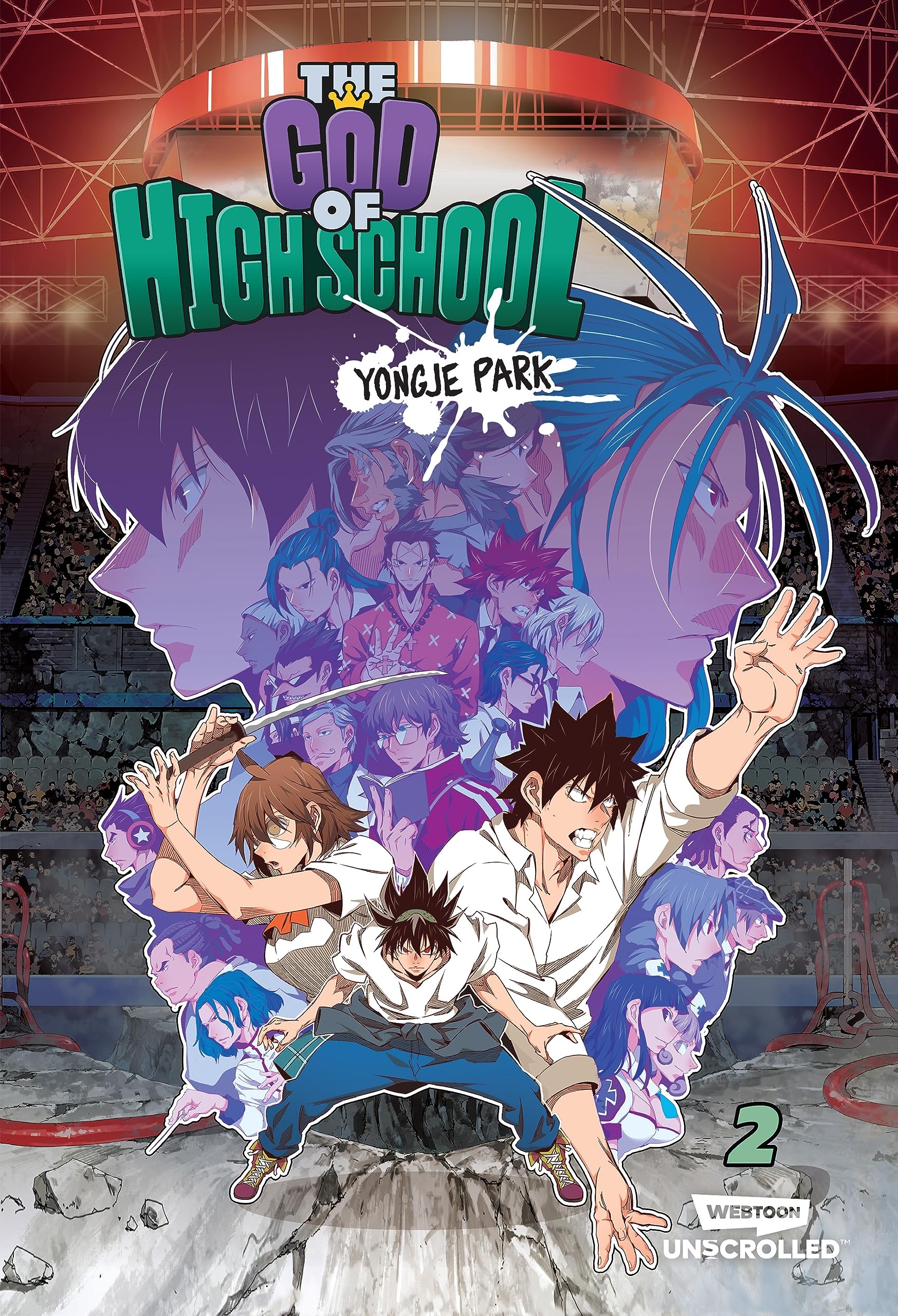 The God of High School, Vol. 2: A WEBTOON Unscrolled Graphic Novel Manga