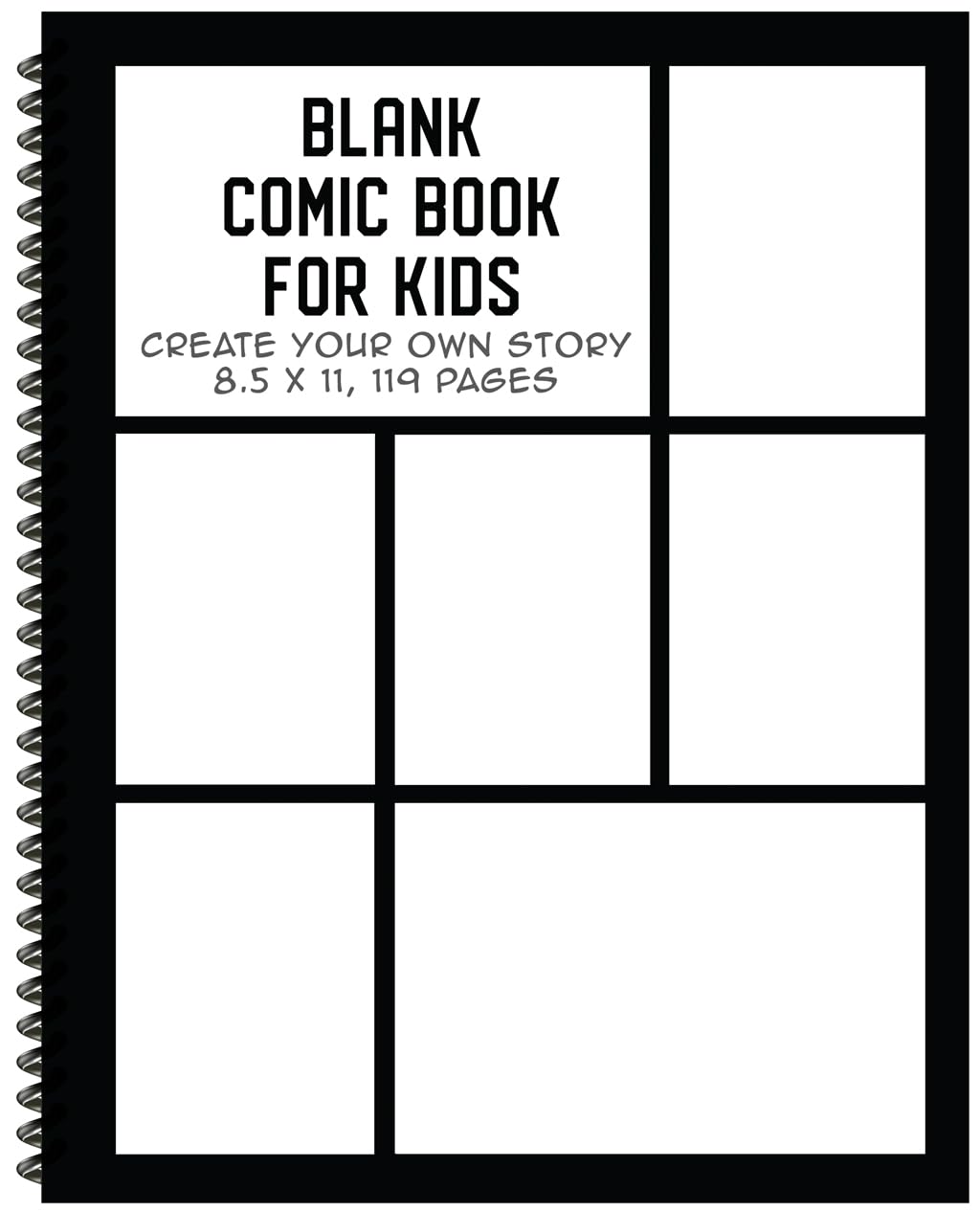Blank Comic Book for Kids: Create Your Own Story, Drawing Comics and Writing Stories Comics for children & teenagers