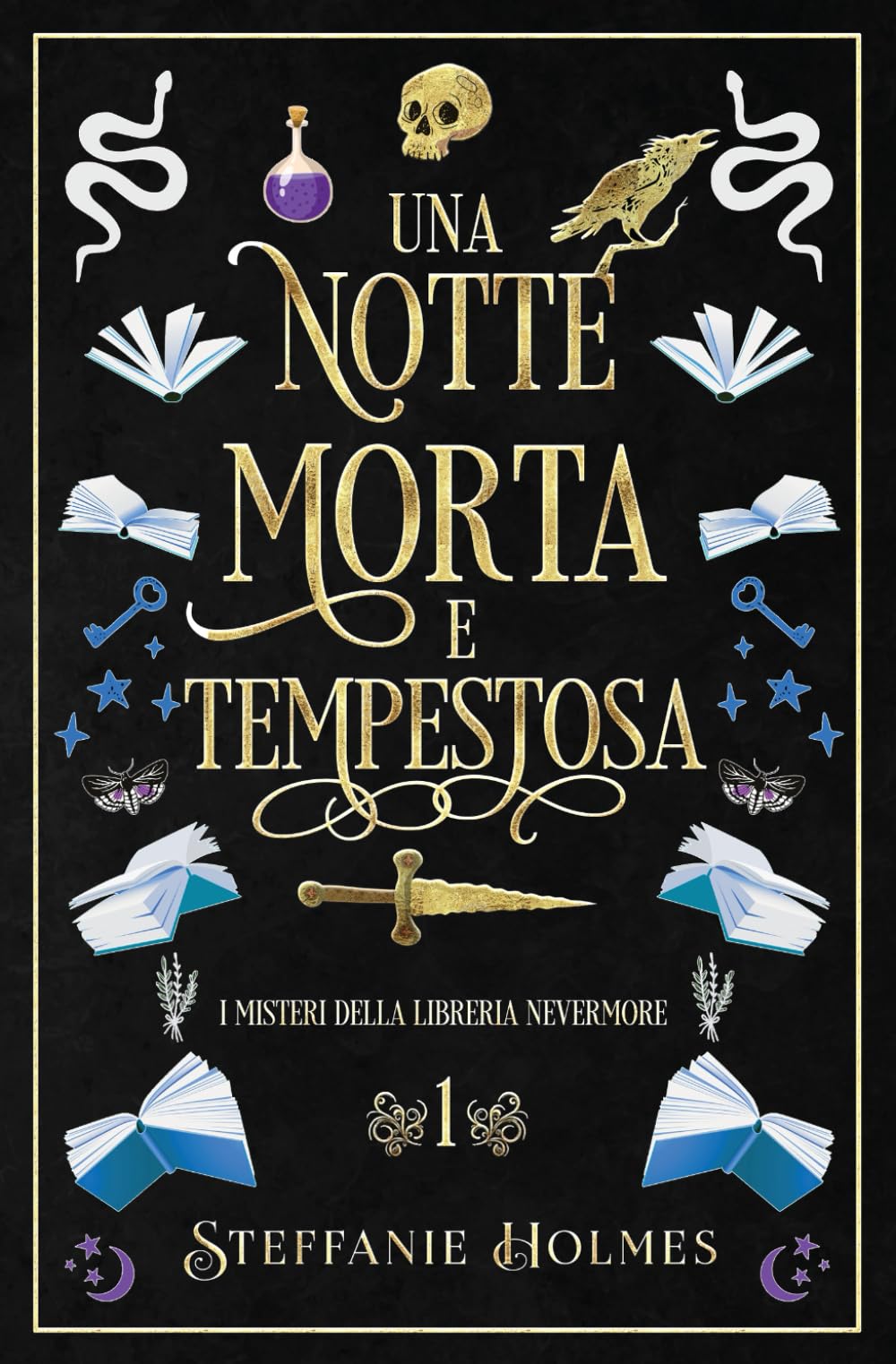 Una Notte Morte E Tempestosa: Italian Edition (I Misteri Della Libreria Nevermore, Band 1) Horror & Mystery