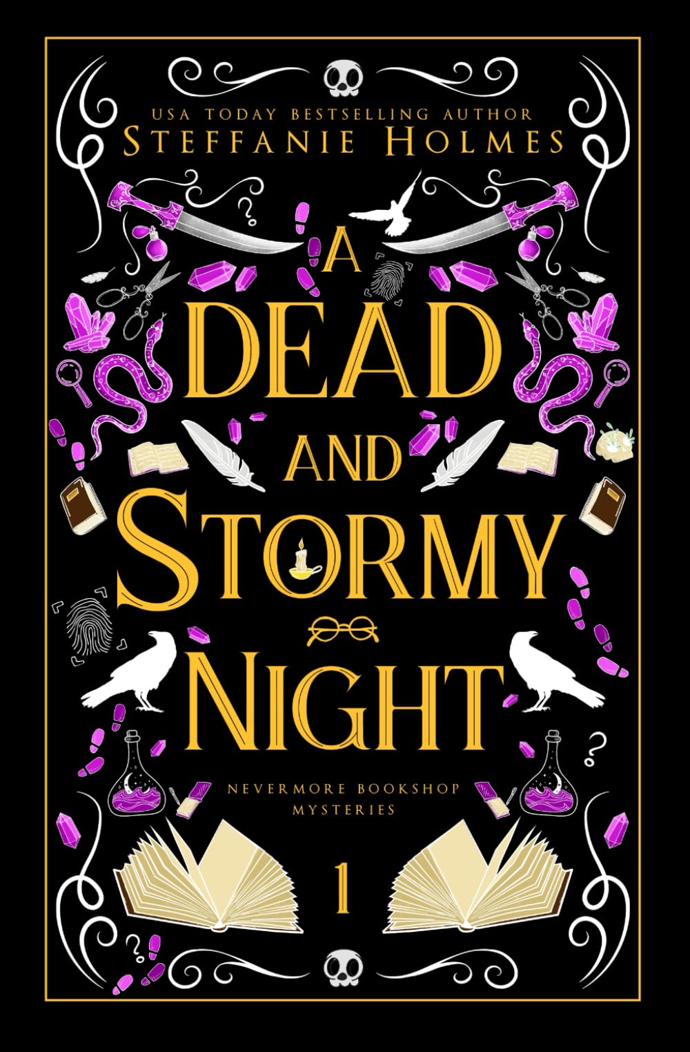 A Dead and Stormy Night: Luxe paperback edition (Nevermore Bookshop Mysteries, Band 1) Urban Fantasy