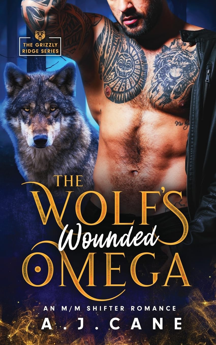 The Wolf's Wounded Omega: An MM Shifter Romance (Grizzly Ridge, Band 2) LGBTQ+