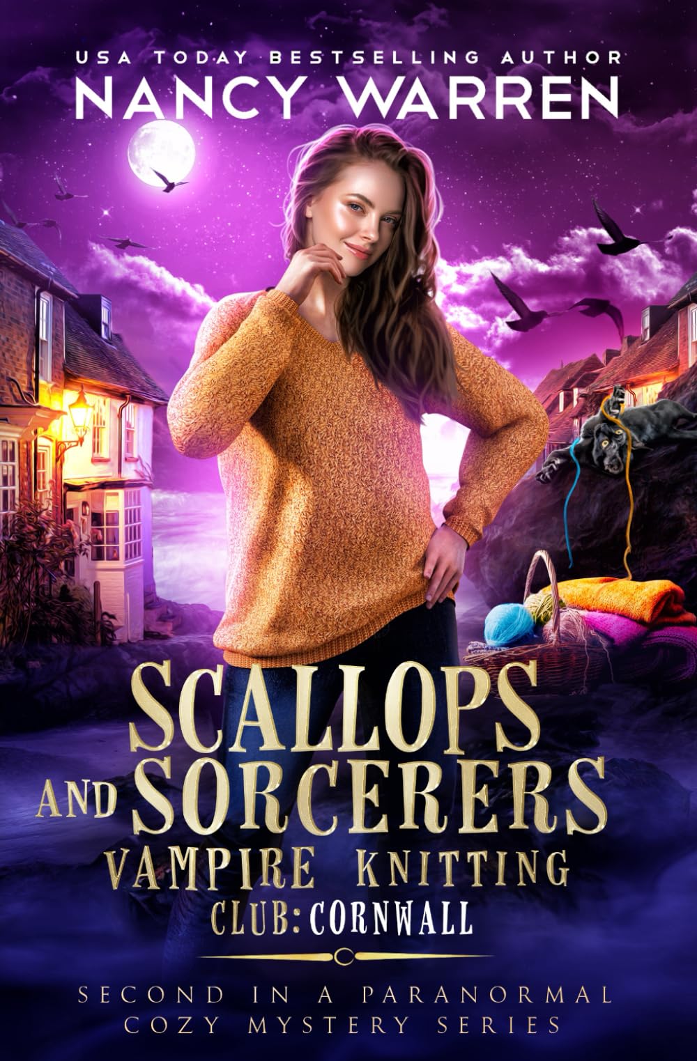 Scallops and Sorcerers: Vampire Knitting Club: Cornwall Contemporary literature