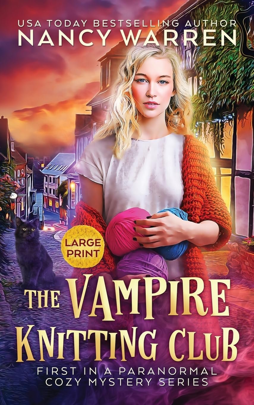The Vampire Knitting Club (Large Print): A Paranormal Cozy Mystery Contemporary literature
