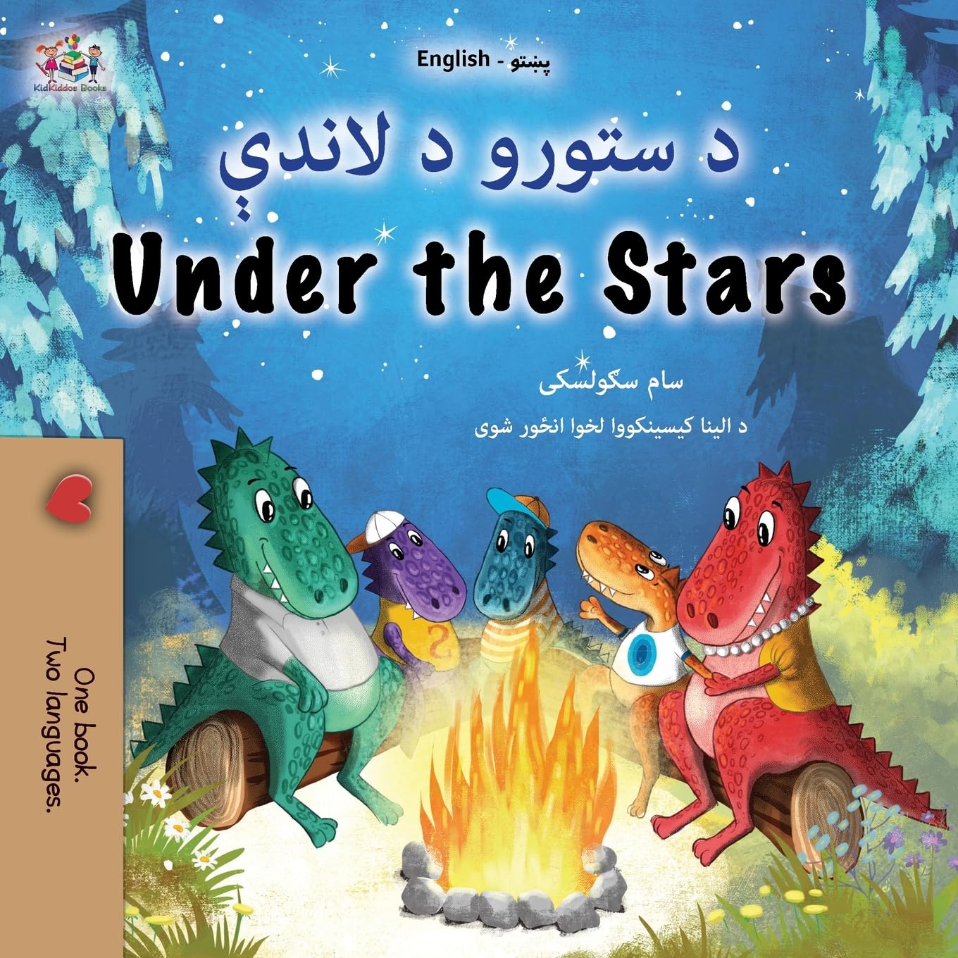 Under the Stars (Pashto English Bilingual Kids Book) Foreign Languages ​​& Dictionaries