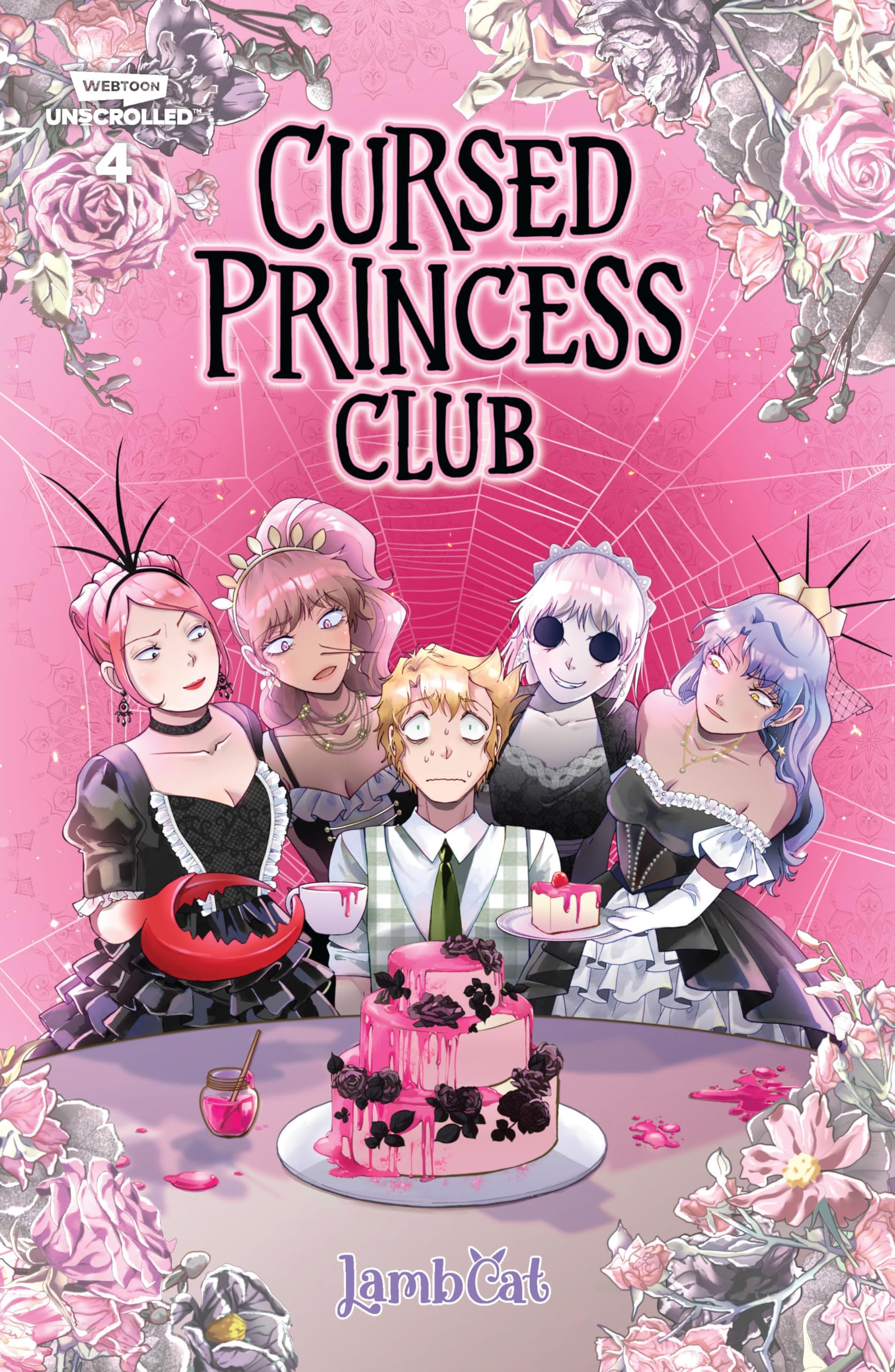Cursed Princess Club, Vol. 4: A Webtoon Unscrolled Graphic Novel Manga