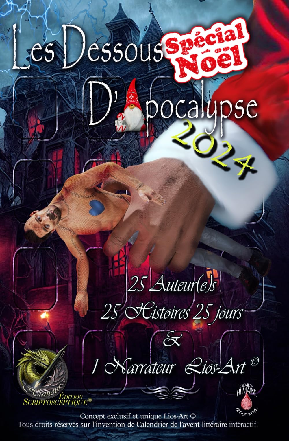 Les Dessous d'Apocalypse Spécial Noël 2024: Édition Lios-Art book