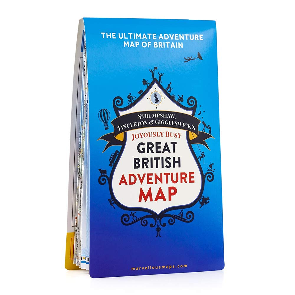 Great British Adventure Map Maps & Plans