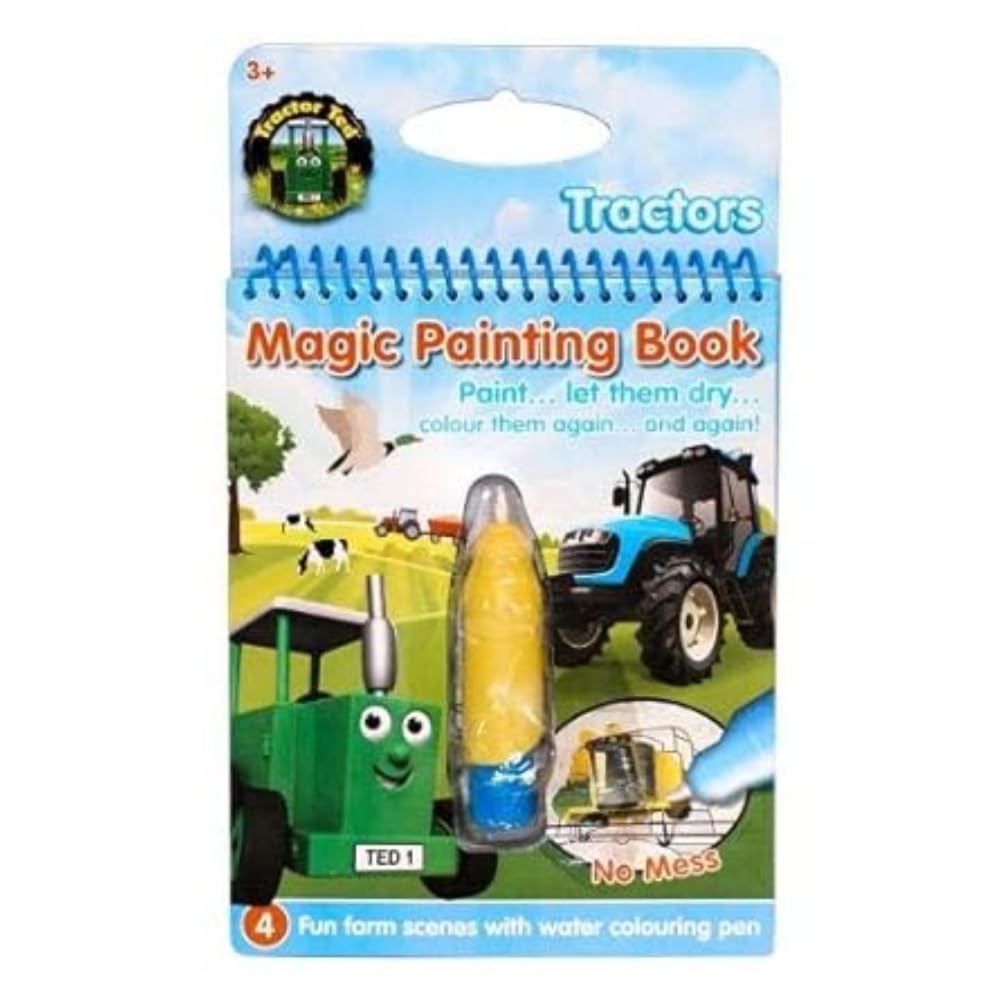 Tractor Ted Magic Painting Book - Tractors: Mess Free Reusable painting book with fantastic tractors (Tractor Ted Magic Painting Books, Band 1) Tiptoi & Games