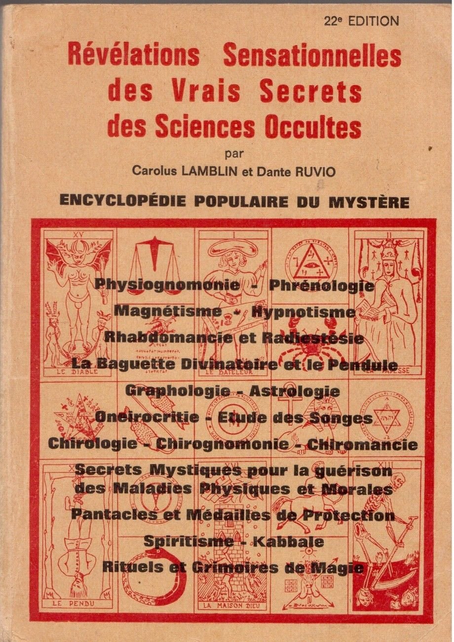 REVELATIONS SENSATIONNELLES DES VRAIS SECRETS DES Books