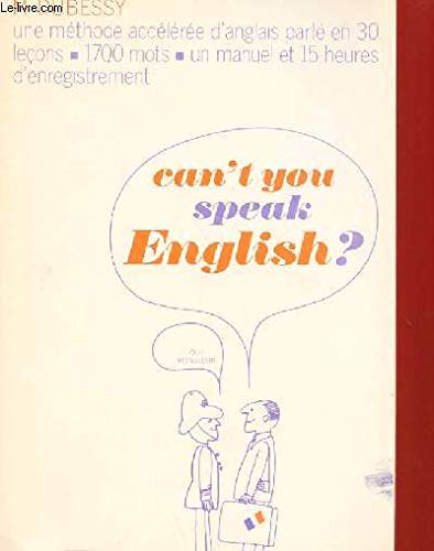 Can't you speak English book