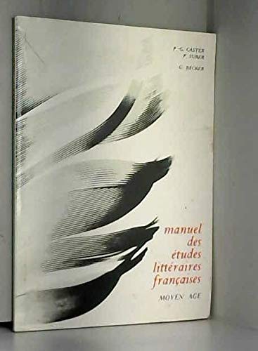 Manuel des études littéraires françaises, Moyen âge Books