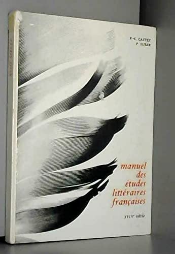Manuel des études littéraires françaises, XVIIIe siècle Books