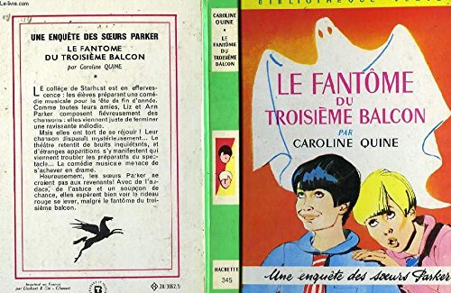 Le fantome du troisieme balcon book