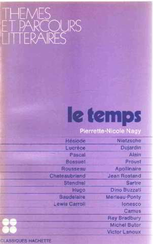 Le Temps (Thèmes et parcours littéraires) book