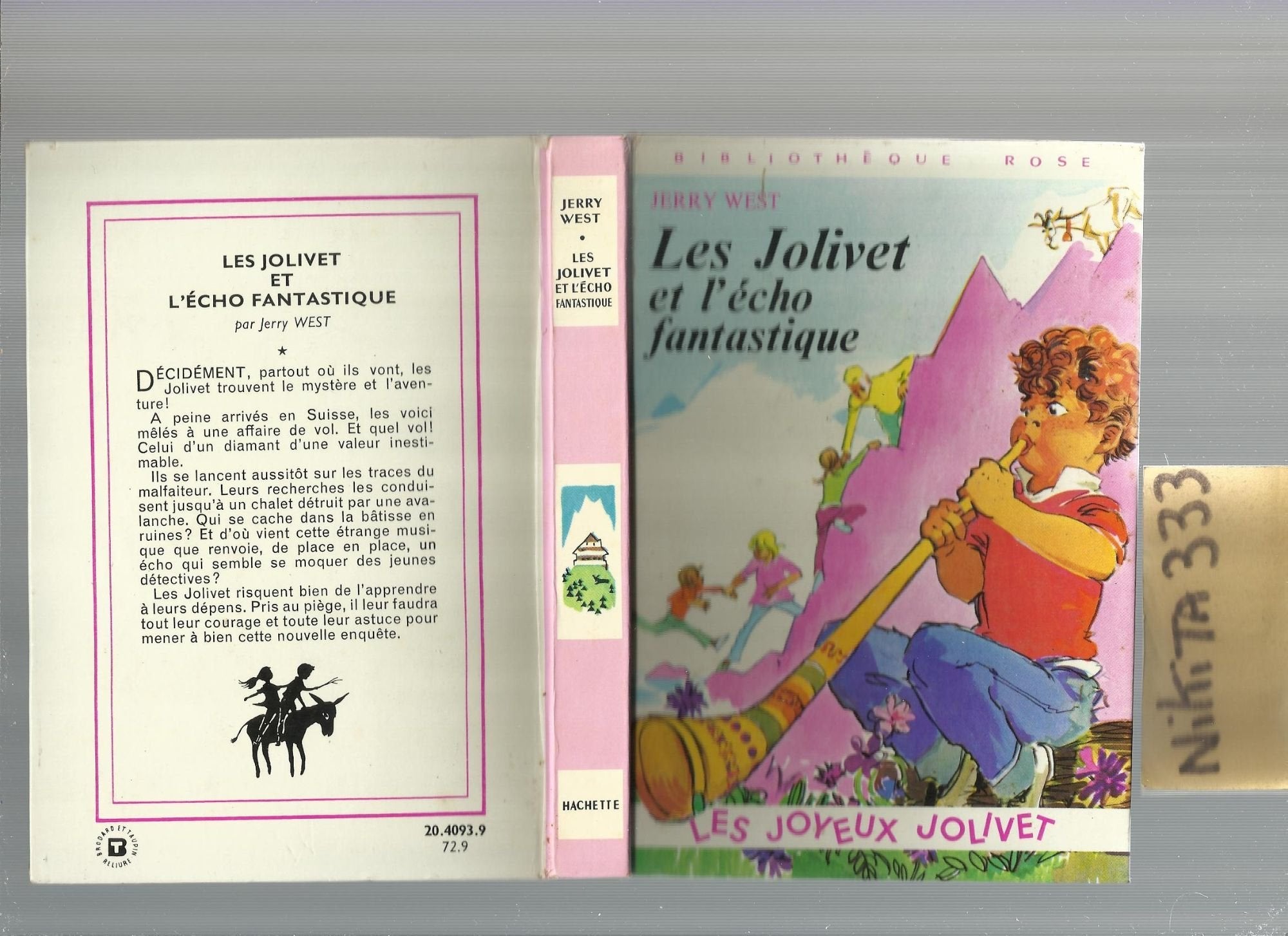 Les Jolivet et l'écho fantastique : Série : Les joyeux Jolivet : Collection : Bibliothèque rose cartonnée & illustrée Books