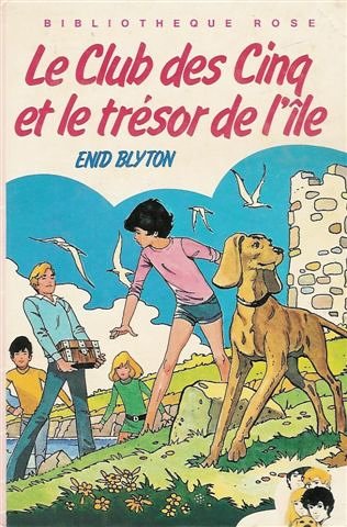 Le club des cinq et le trésor de l'île : Collection : Bibliothèque rose cartonnée & illustrée Books