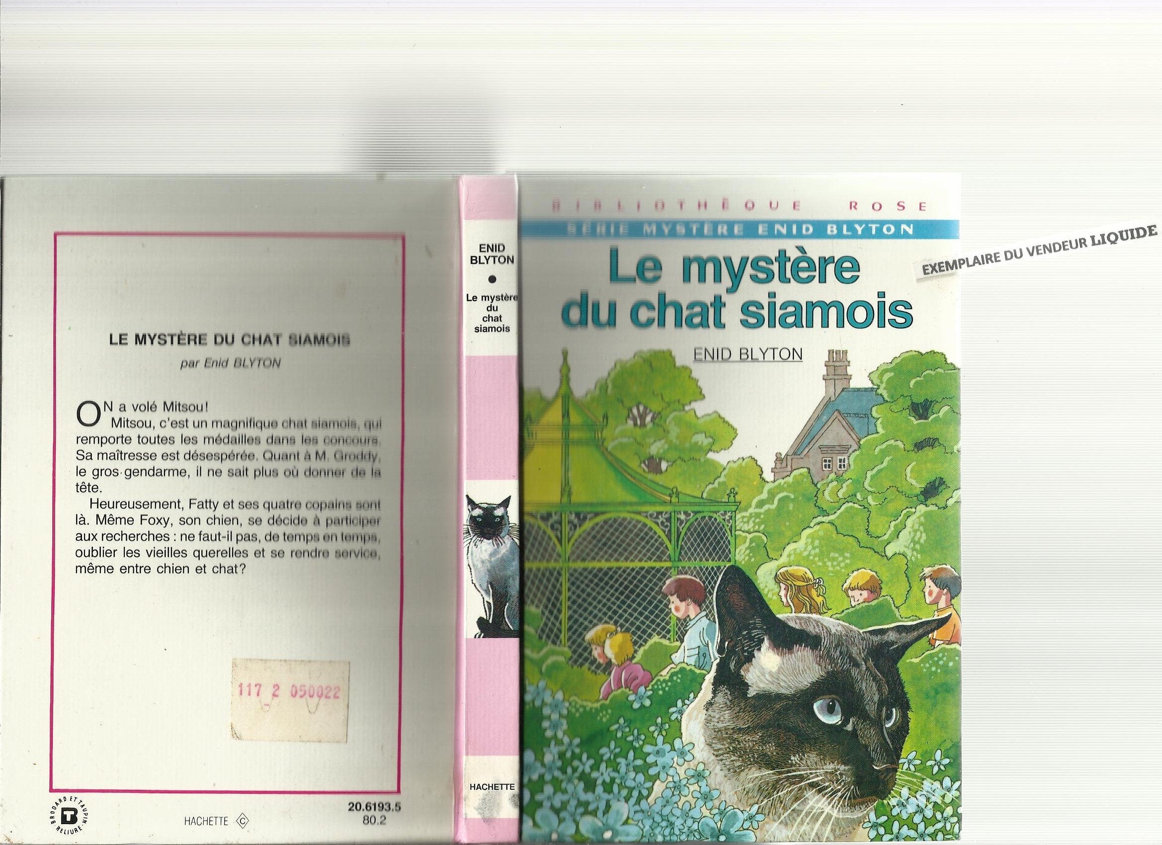 Le Mystère du chat siamois (Bibliothèque rose) Books