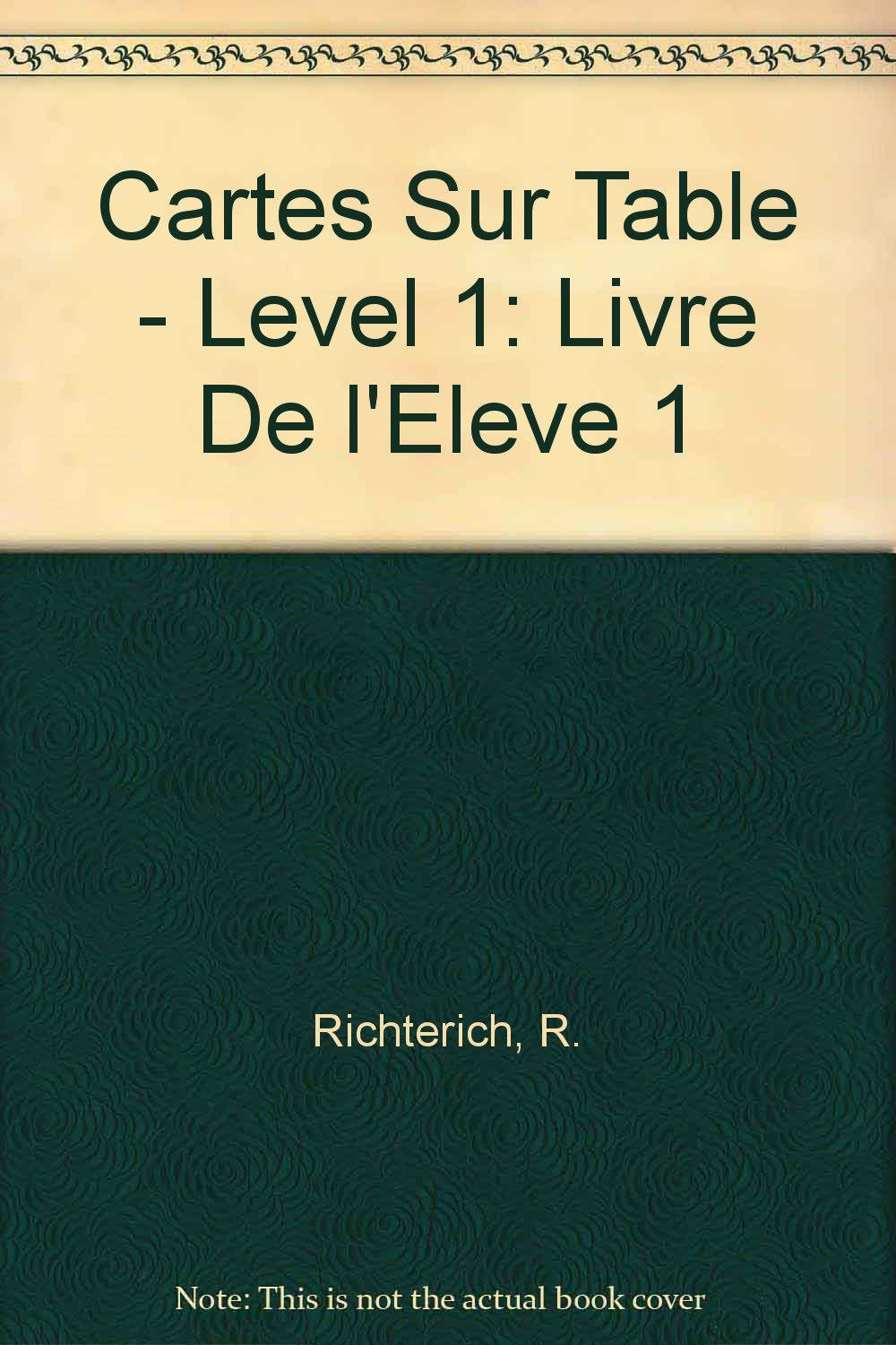 Cartes sur table : Méthode de français pour adultes débutants Learning & Reference