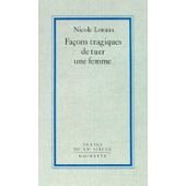 Façons tragiques de tuer une femme book