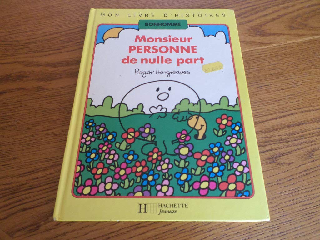 Monsieur personne de nulle part Books
