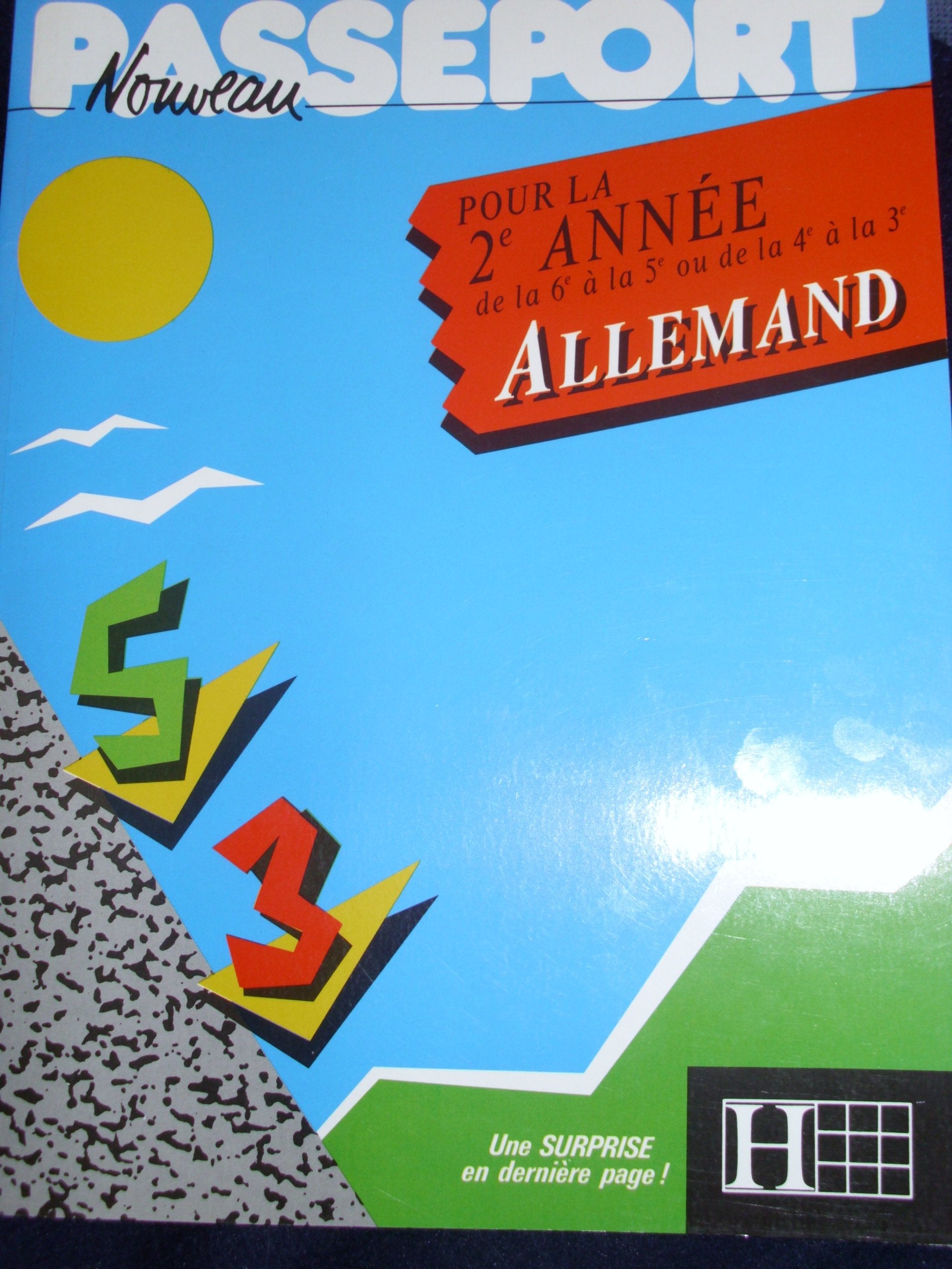 Nouveau Passeport Pour La 2e Annee Allemand Books