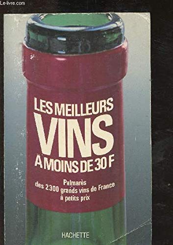 Les meilleurs vins à moins de 30F Books