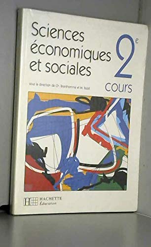 Sciences économiques et sociales, 2e. Livre de l'élève book