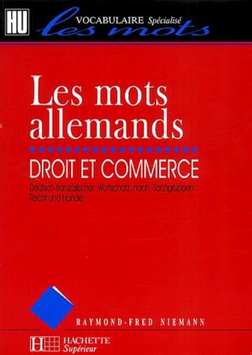Les mots allemands : droit et commerce Books