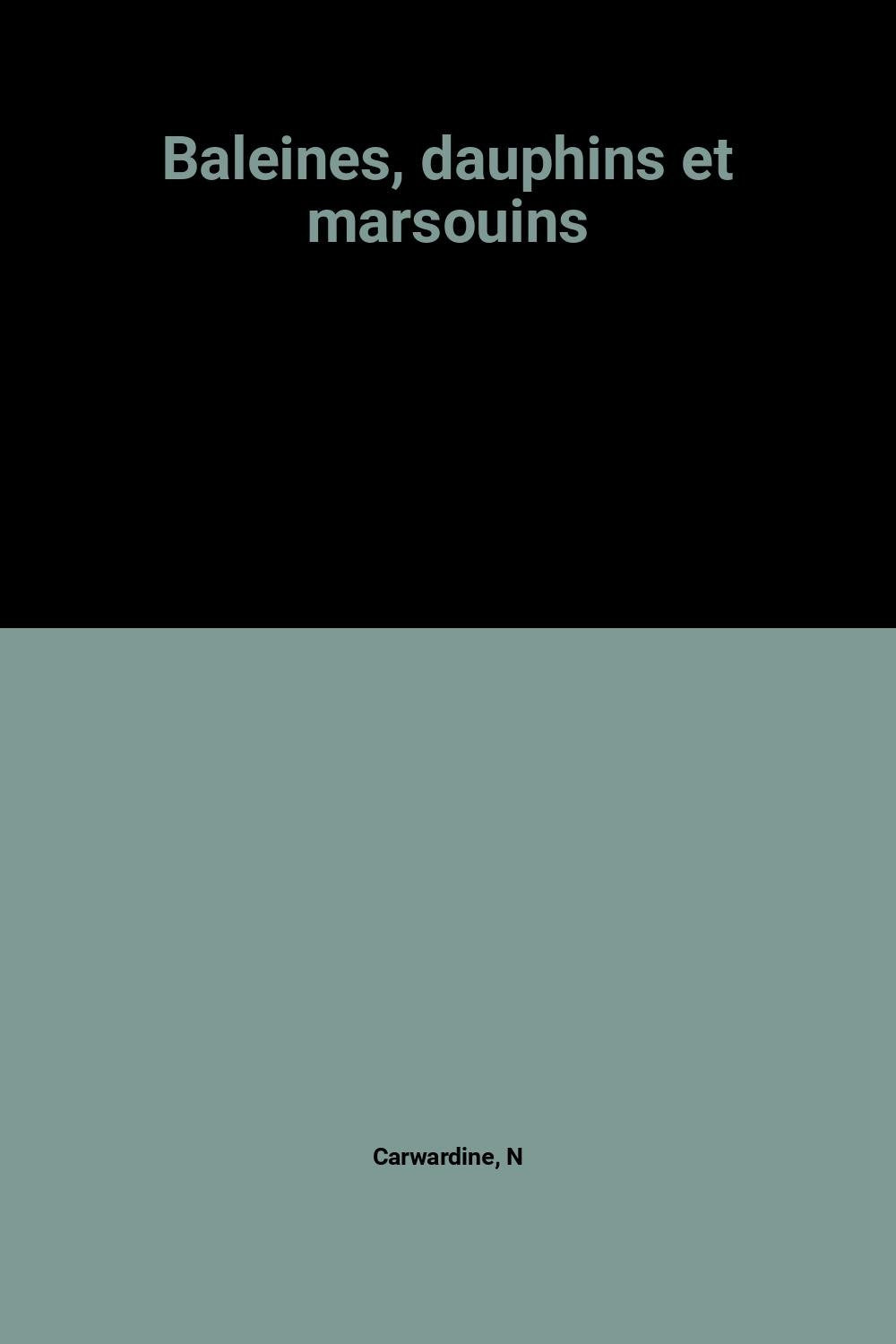 Baleines, dauphins et marsouins Books