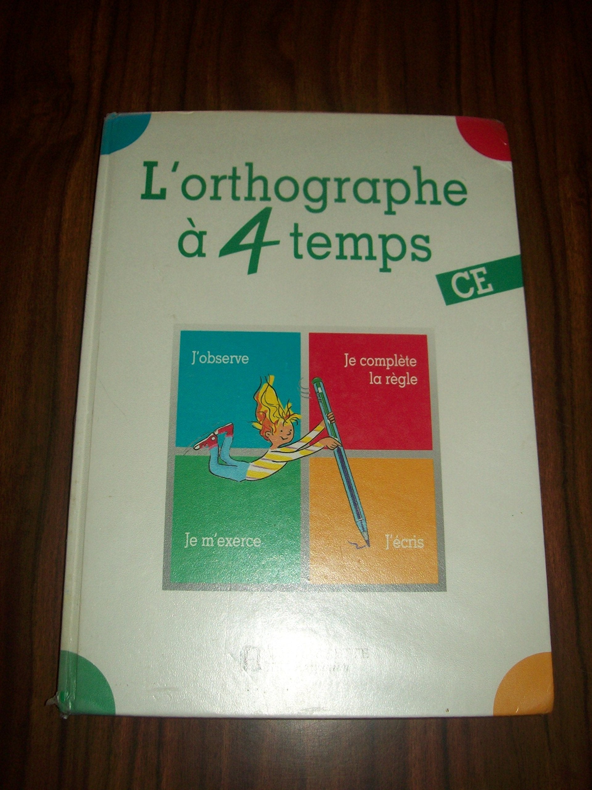 Product Image: L'orthographe à 4 temps, CE