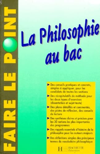 La philosophie au bac book