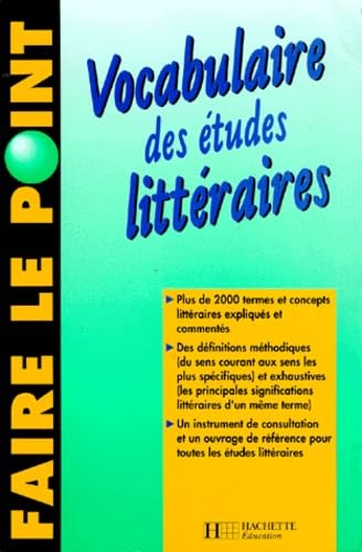 Vocabulaire des études littéraires Books
