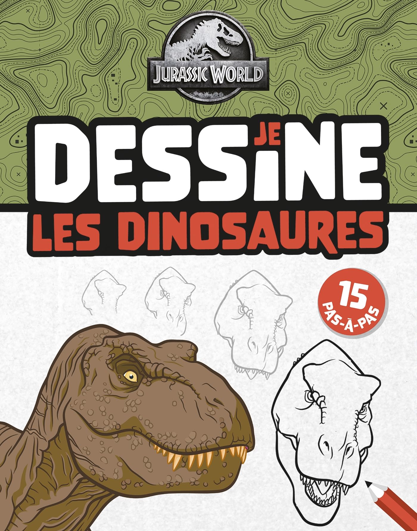 Jurassic World - Je dessine les dinosaures: Je dessine book