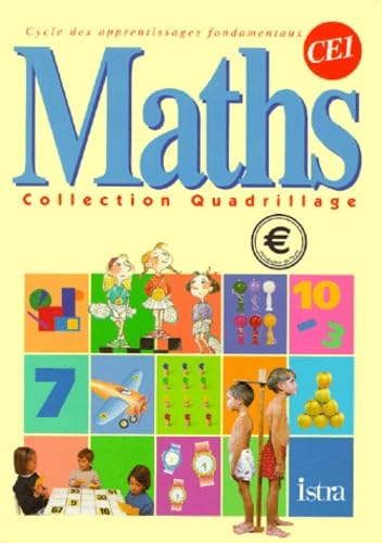 Quadrillage maths, CE1, 2000, Francs et Euro. Fichier élève book