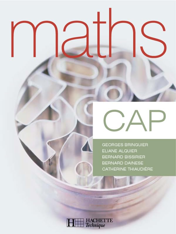 Mathématiques CAP - Livre élève - Ed.2005 book