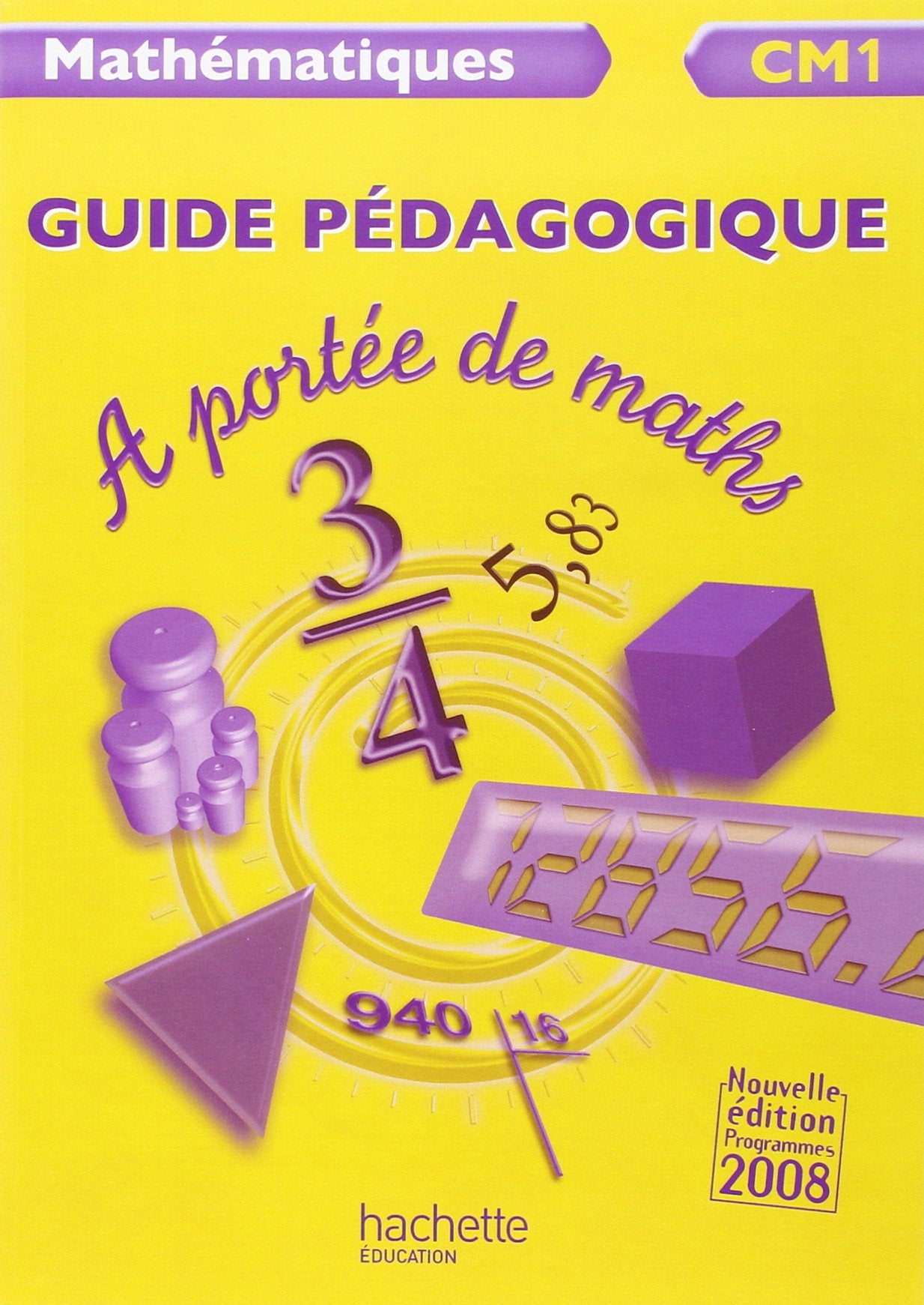 A portée de maths CM1 guide pédagogique (éd.2009) Professional & Reference Books