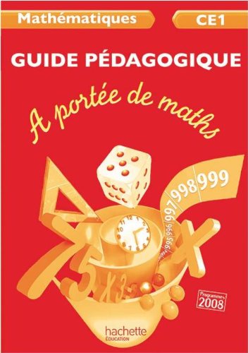 A portée de maths CE1 guide pédagogique (éd.2012) Professional & Reference Books