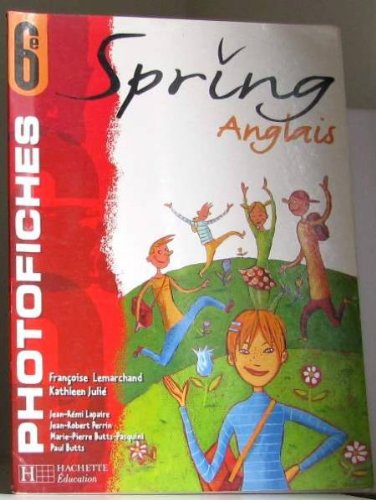 Anglais 6ème Spring.: Photofiches book