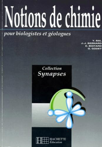 Notions de chimie: Pour biologistes et géologues book
