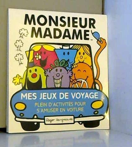monsieur madame mes jeux de voyage book