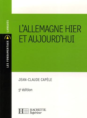 L'Allemagne hier et aujourd'hui book