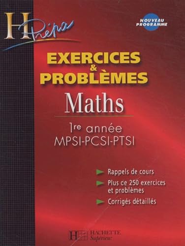Maths 1ère année MPSI-PCSI-PTSI : Exercices & problèmes Books