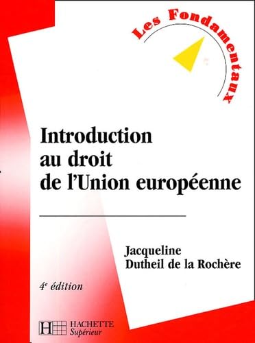 Introduction au droit de l'Union européenne book