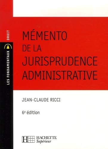 Mémento de la jurisprudence administrative book