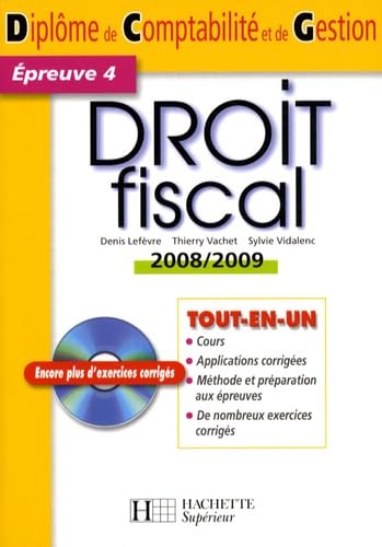 Droit fiscal : épreuve 4 du DCG book